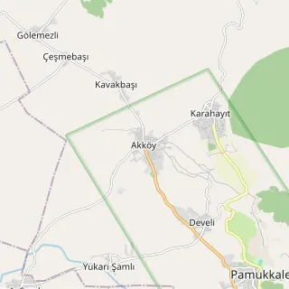 Pamukkale Haritası
