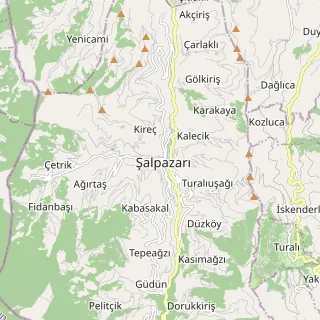 Şalpazarı Haritası