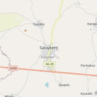 Saraykent Haritası