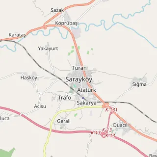 Sarayköy Haritası