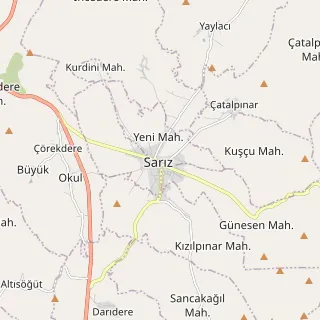 Sarız Haritası