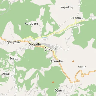 Şavşat Haritası