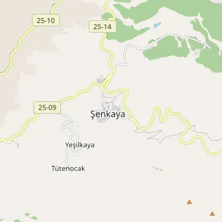 Şenkaya Haritası