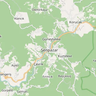 Şenpazar Haritası