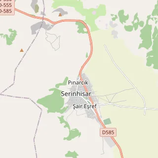 Serinhisar Haritası