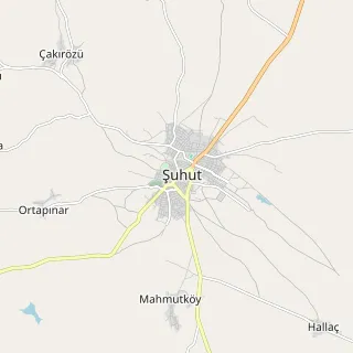 Şuhut Haritası