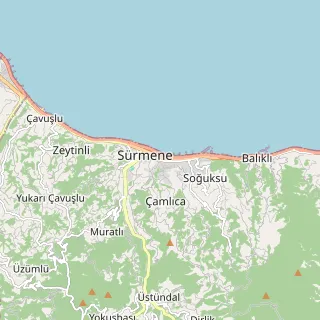 Sürmene Haritası
