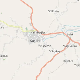 Suşehri Haritası