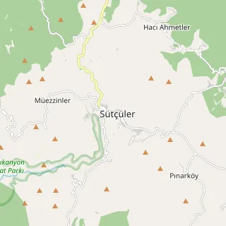 Sütçüler Haritası
