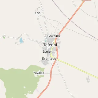 Tefenni Haritası