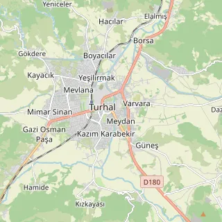 Turhal Haritası