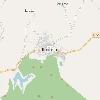 Uluborlu Haritası
