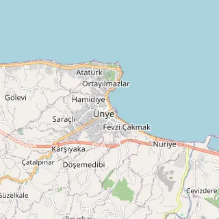 Ünye Haritası