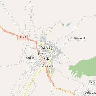 Yalvaç Haritası