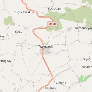Yavuzeli Haritası