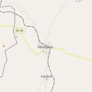 Yenifakılı Haritası