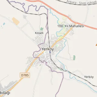 Yerköy Haritası